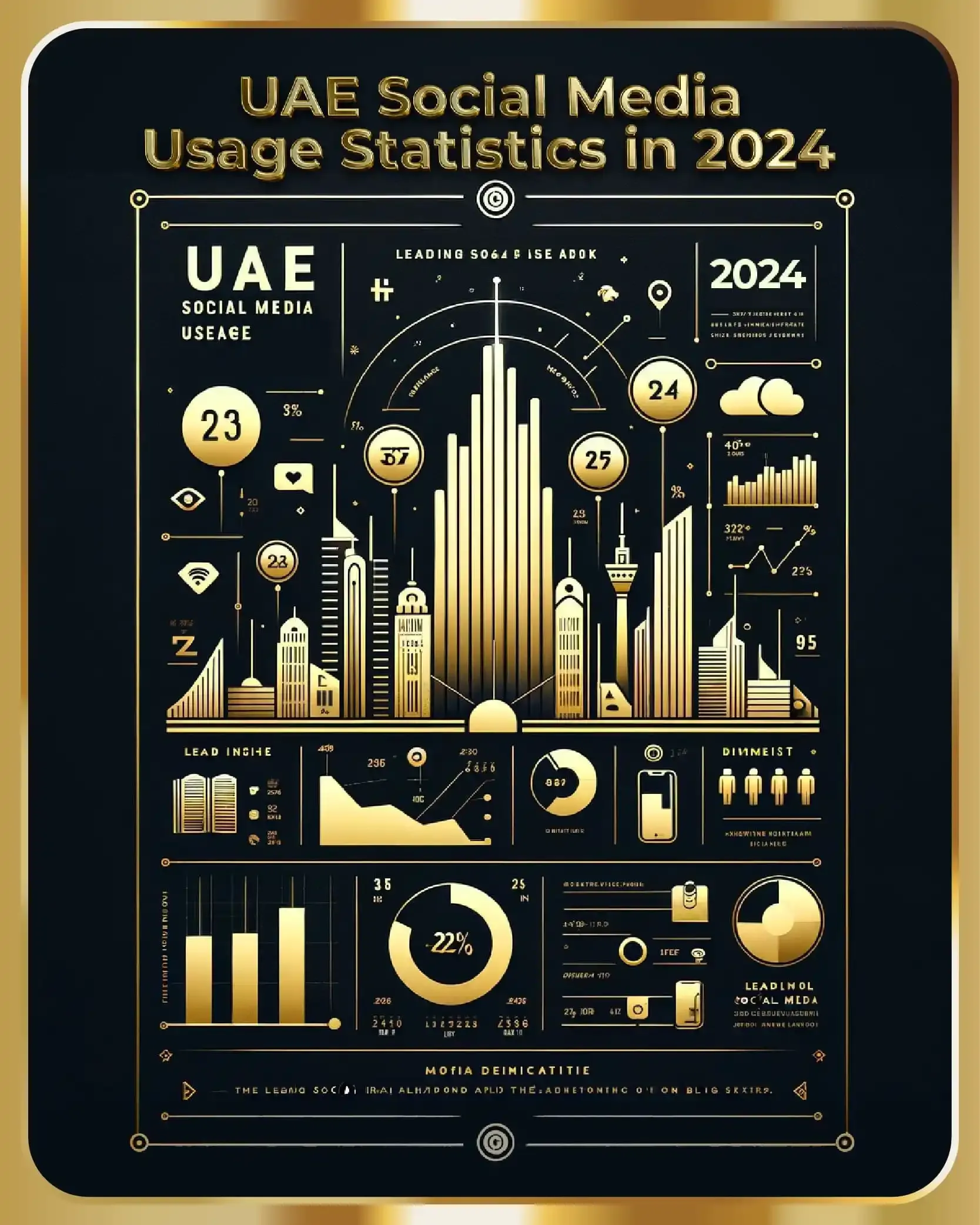 UAE Social Media Usage Statistics in 2024