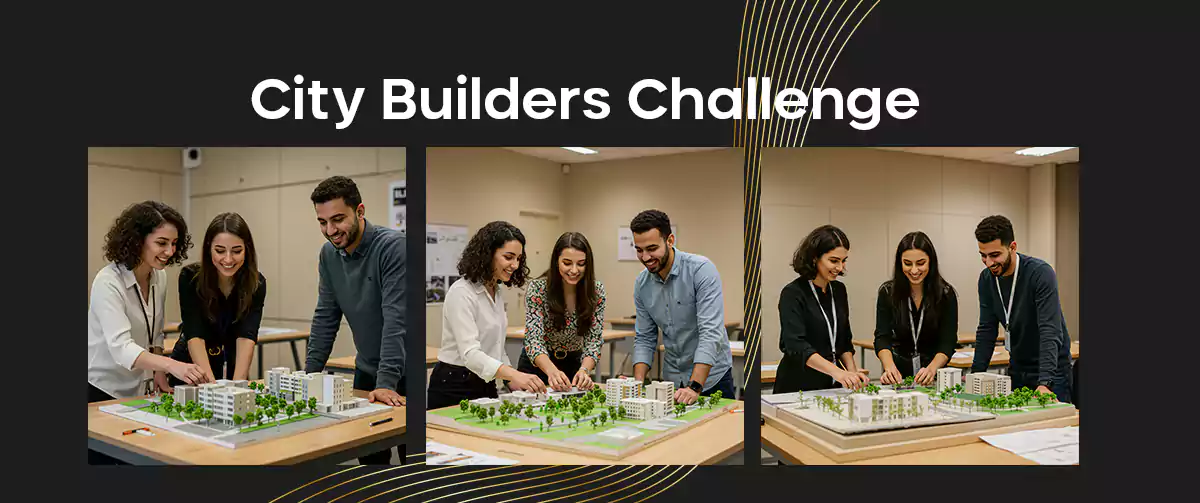 City Builders Challenge indoor activity for corporate teams in Dubai